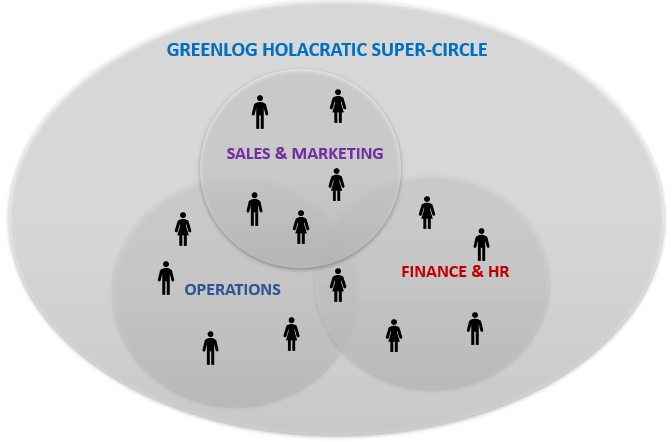 Greenlog Holacratic Organizational Structure
